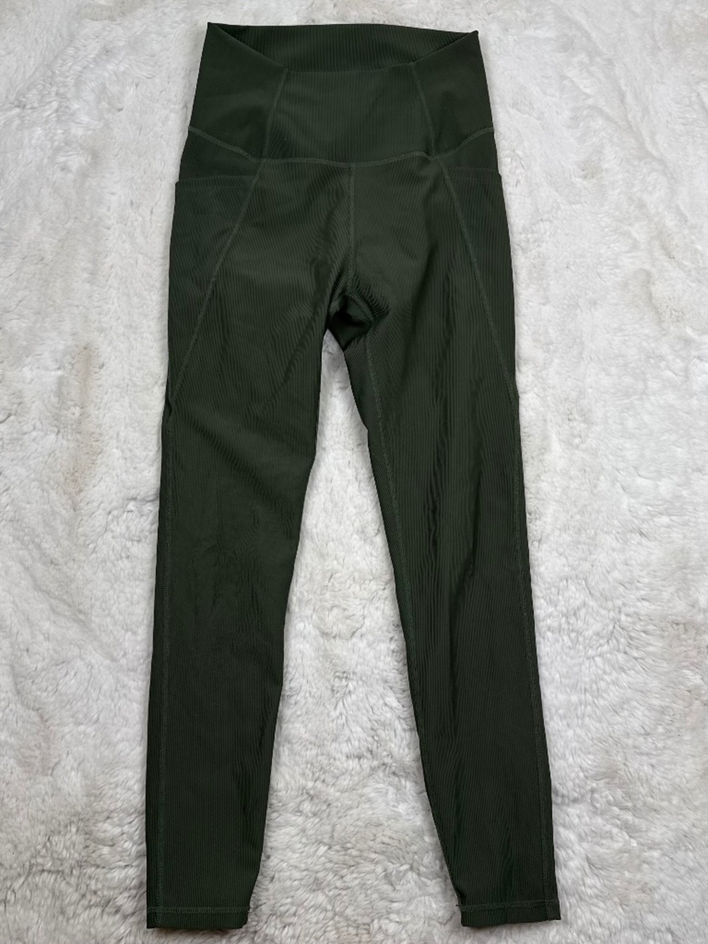 Wilo the Label Base Ribbed Sage Green Leggings Women's Medium
